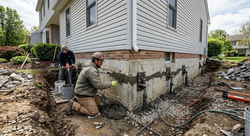 Basement Foundation Repair in Coweta County, GA