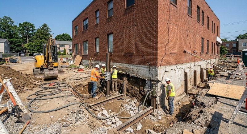 Building Foundation Repair in Hampton, GA