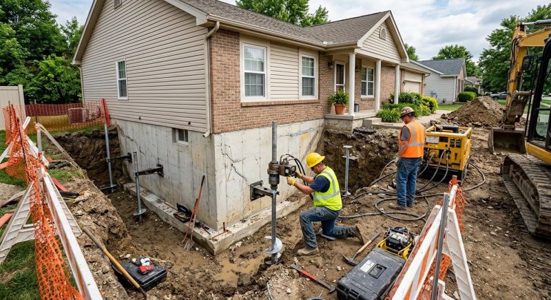 Building Foundation Repair in Mcdonough, GA