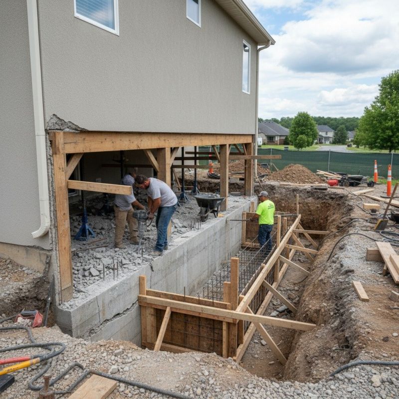 Building Foundation Repair in Stockbridge, GA