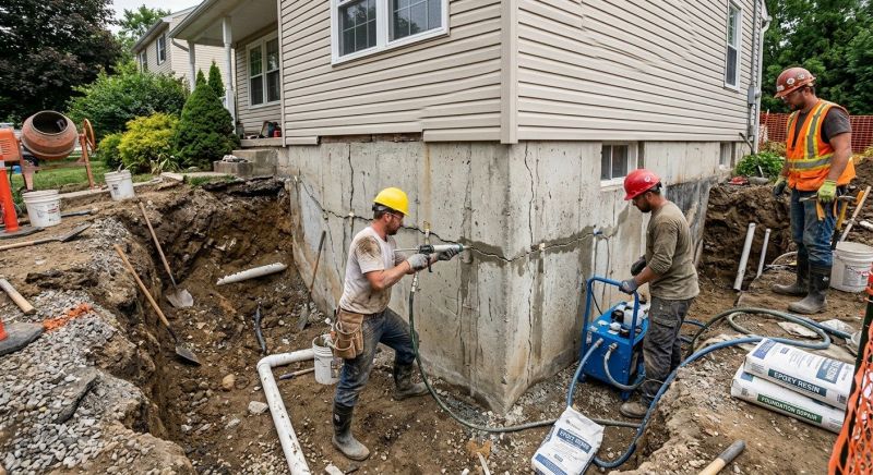 Cracked Foundation Repair in Atlanta, GA