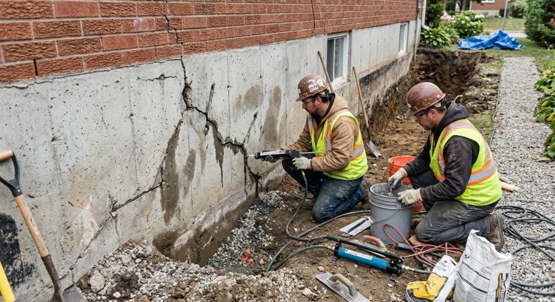 Cracked Foundation Repair in Douglasville, GA