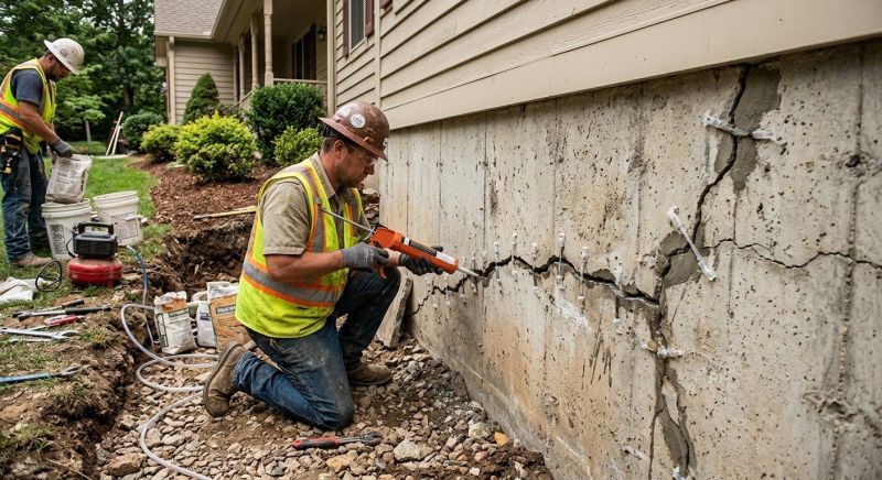 Cracked Foundation Repair in Forest Park, GA