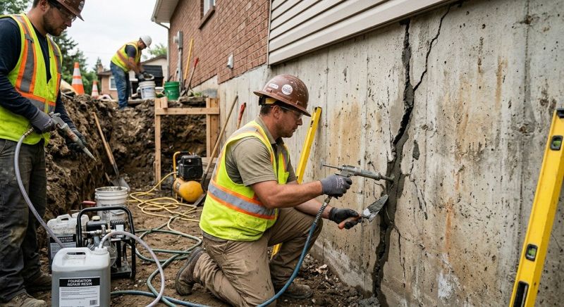 Cracked Foundation Repair in Williamson, GA