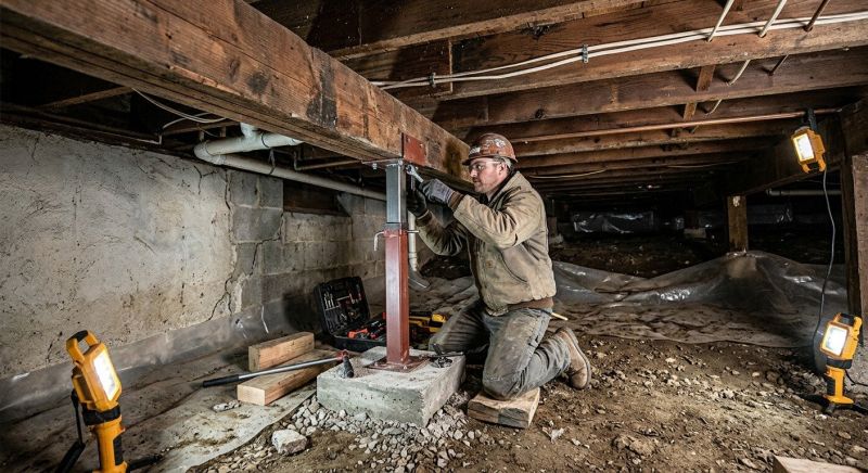 Crawlspace Foundation Repair in Stockbridge, GA