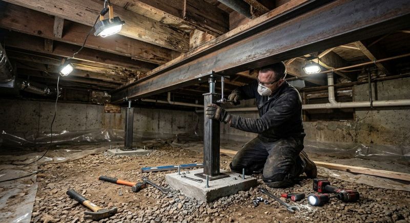 Crawlspace Structural Repair in Fayette County, GA