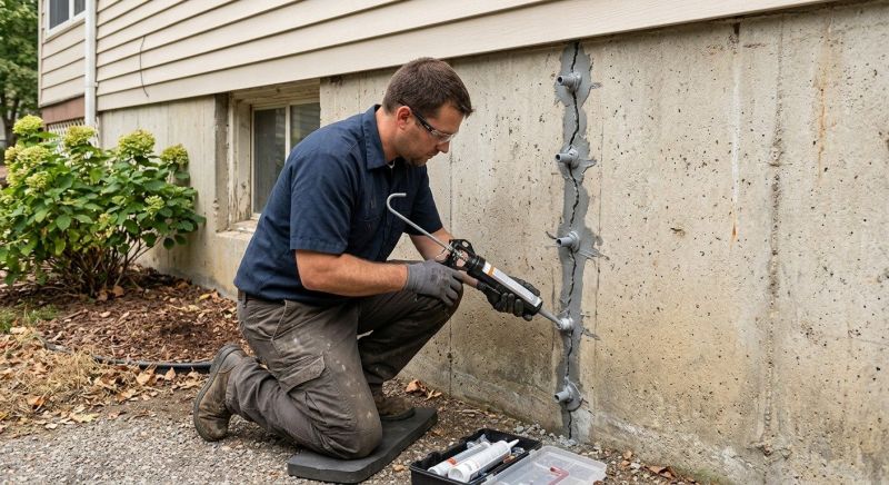 Foundation Crack Sealing in Fayette County, GA