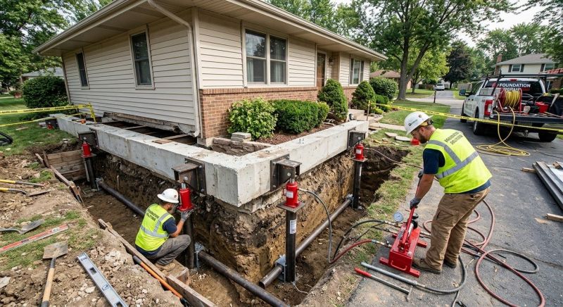Foundation Jacking in Griffin, GA