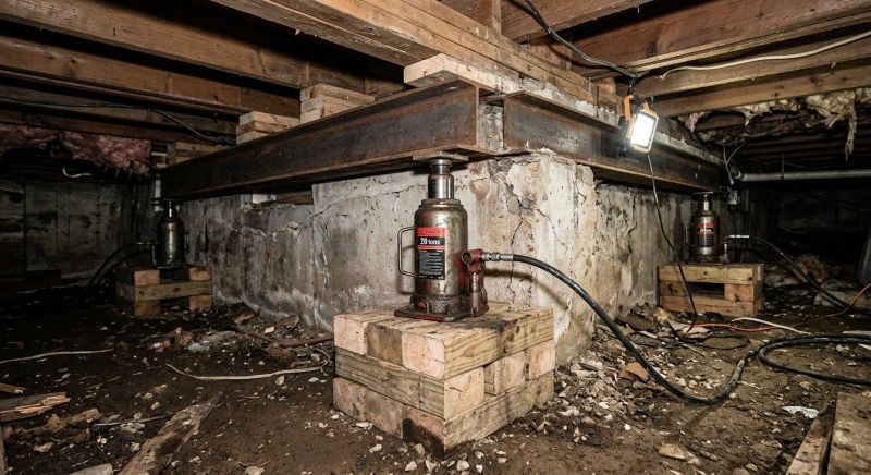 Foundation Jacking in Hampton, GA