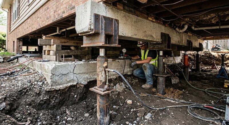 Foundation Lifting in Atlanta, GA