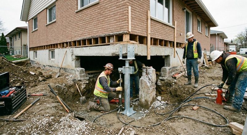 Foundation Pier Repair in Fayette County, GA