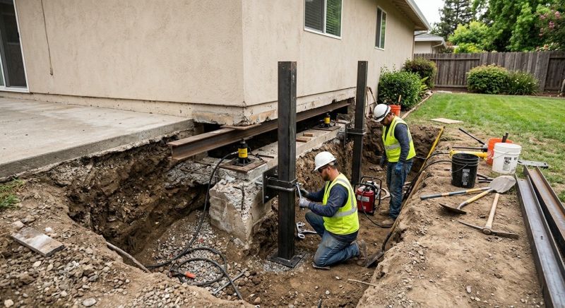 Foundation Pier Repair in Fayette County, GA