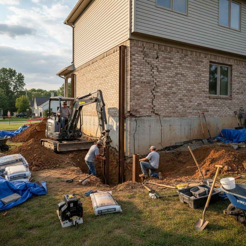 Foundation Structural Repair in Senoia, GA