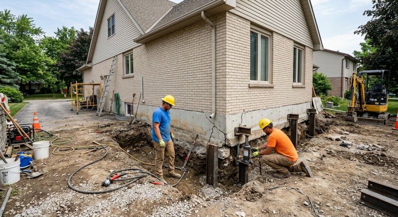 Helical Piers Installation in Fayette County, GA