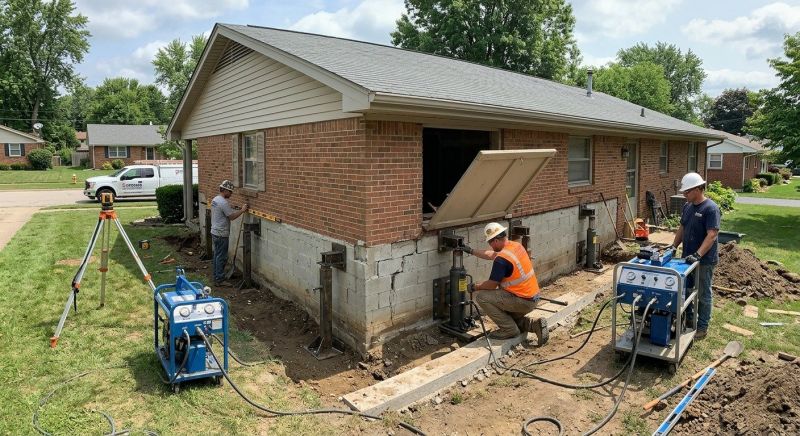 Home Foundation Leveling in Union City, GA