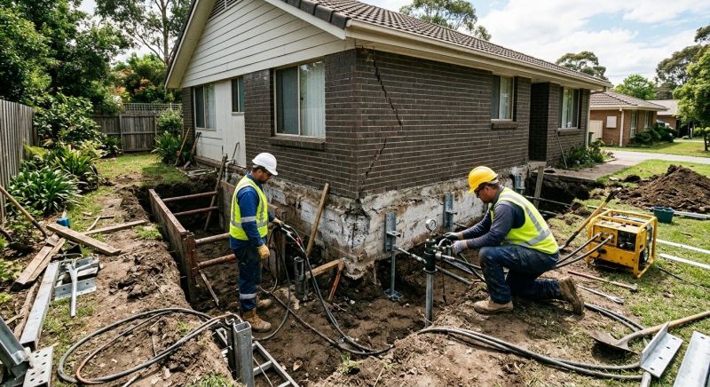 House Foundation Repair in Hampton, GA