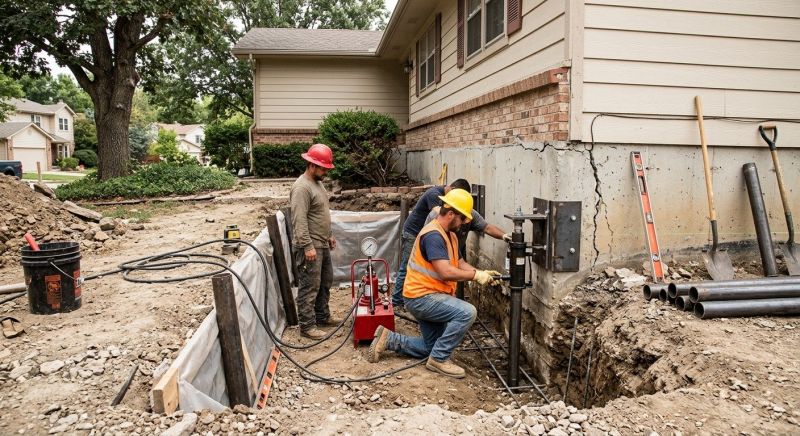 Leaking Foundation Repair in Fayette County, GA