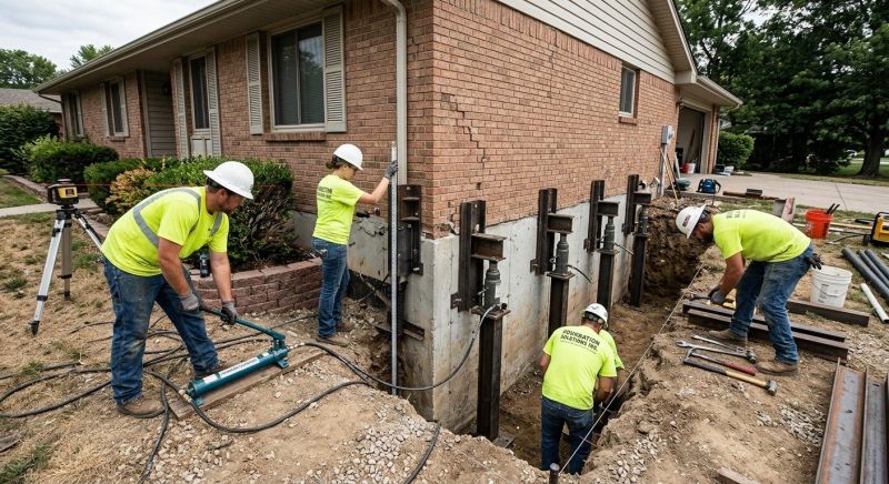 Settling Foundation Service in Fulton County, GA