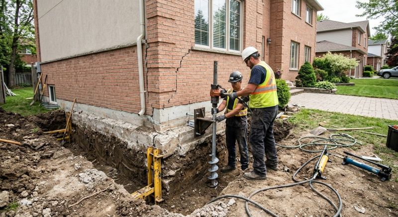 Sinking Foundation Repair in Brooks, GA