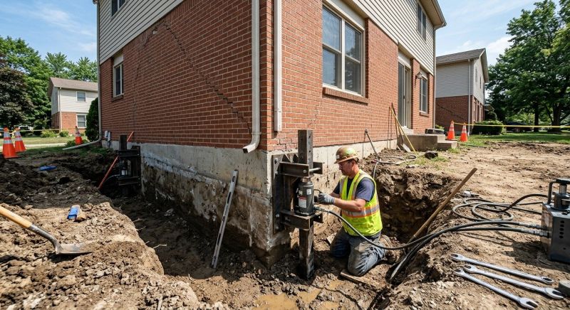 Sinking Foundation Repair in Gay, GA