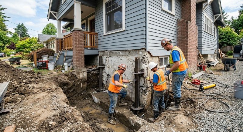 Sinking Foundation Repair in Fayette County, GA