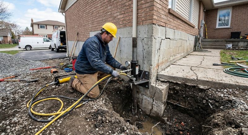 Sinking Foundation Repair in Fayette County, GA