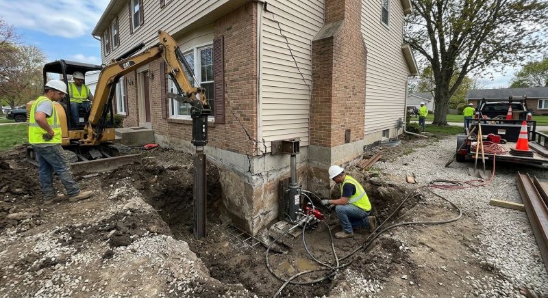 Sinking Foundation Repair in Lovejoy, GA
