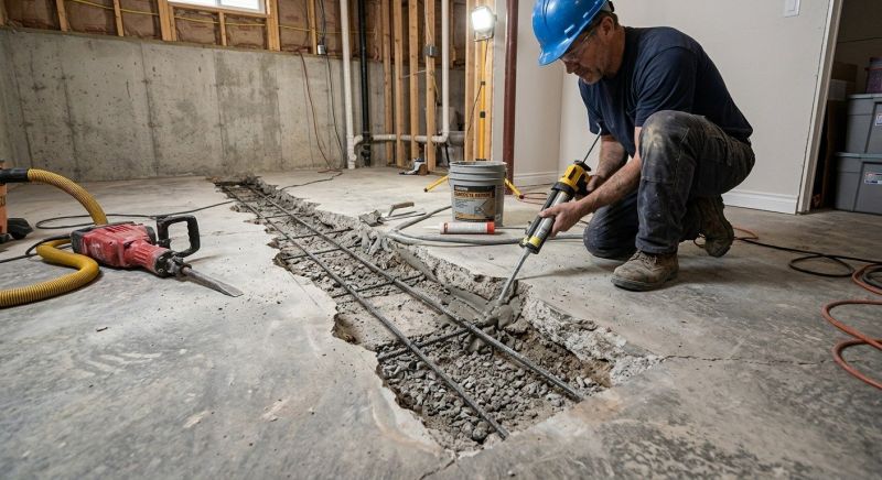Slab Foundation Repair in Fayette County, GA