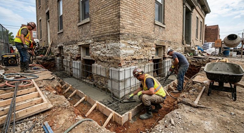 Structural Underpinning in Fayette County, GA